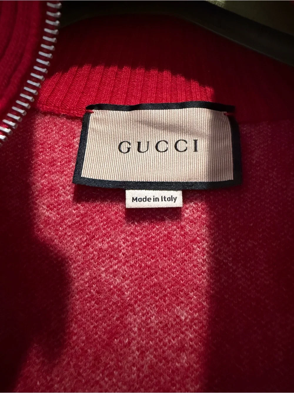 Gucci Zip Knit Jacket